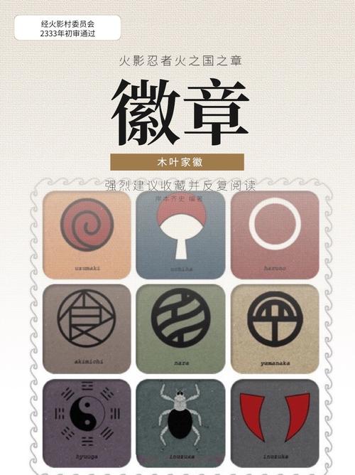 木叶家徽大赏 当科技视角遇上各族徽章，你最pick哪一个？